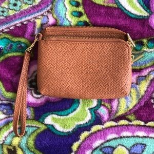 TARGET Tan wristlet